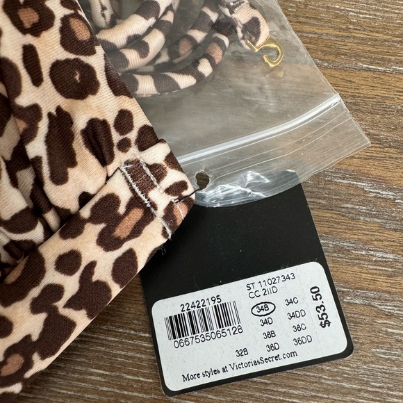 Victoria’s Secret Leopard Print Bandeau Bikini Top - Picture 3 of 3